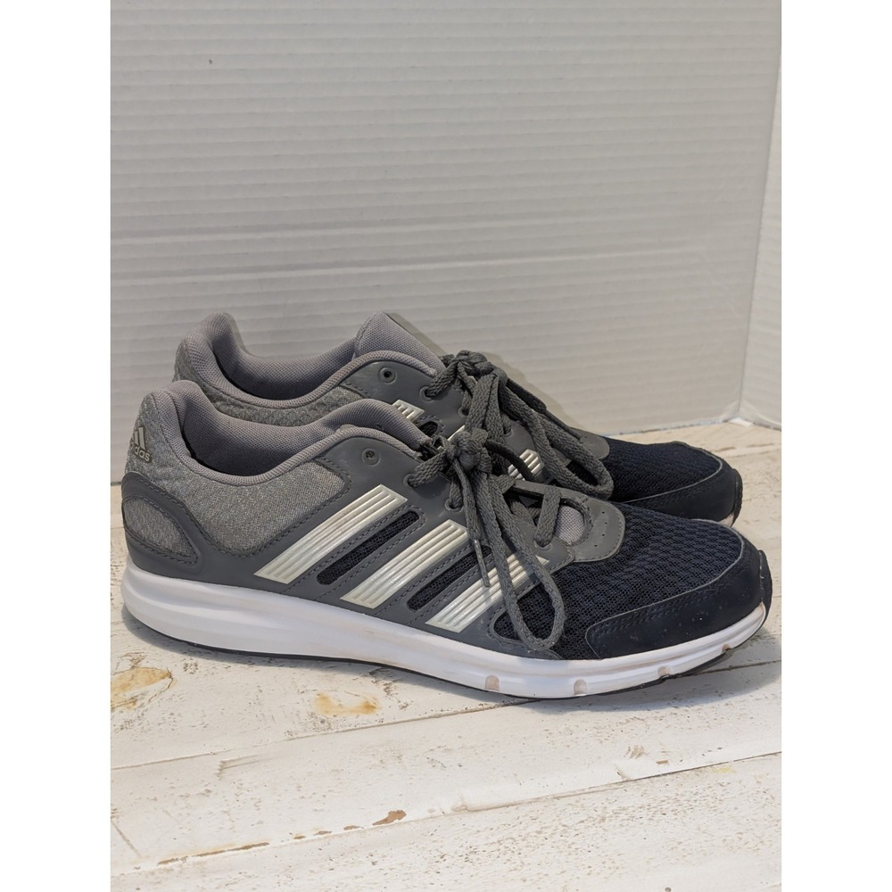 Adidas Boys IK Sport K Running Shoenin Silver / Navy Size 6.5 B23868